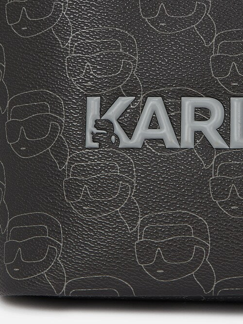 KARL LARGE IKON MONOGRAM TOTE