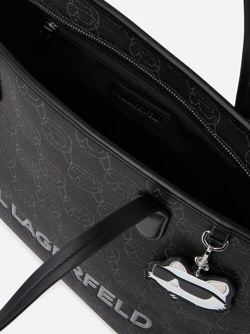 KARL LARGE IKON MONOGRAM TOTE