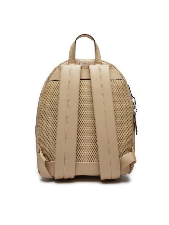 KARL BEIGE IKON MONOGRAM BACKPACK