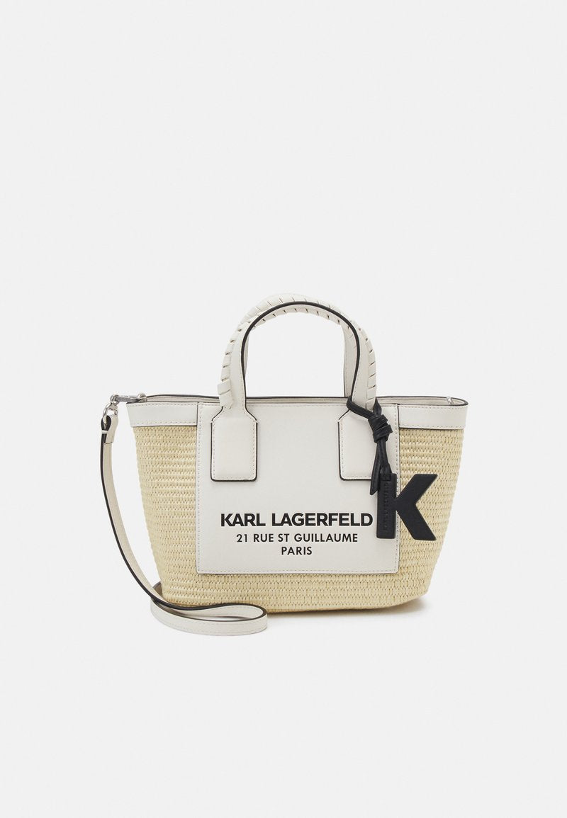 KARL OFF WHITE TOTE