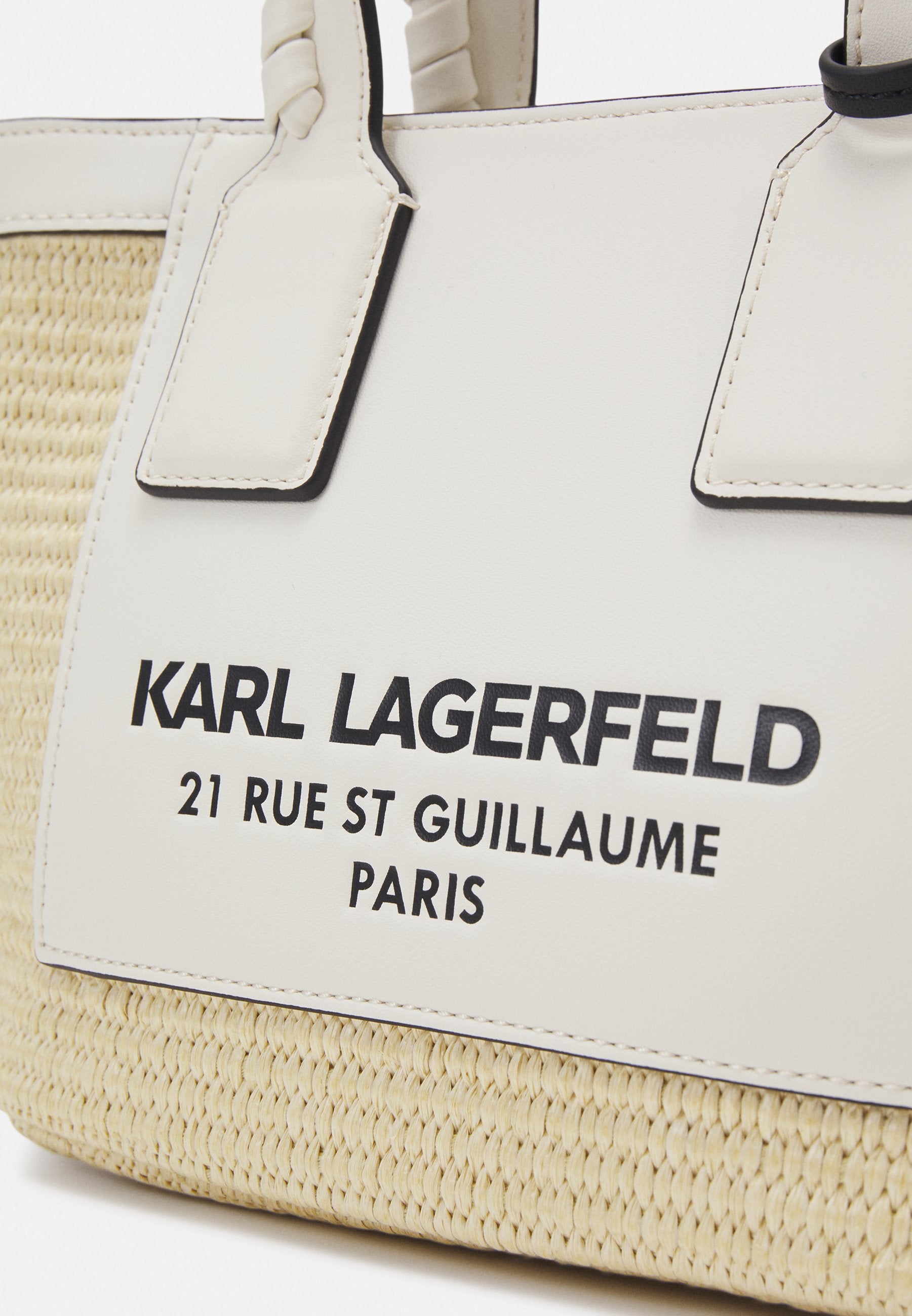 KARL OFF WHITE TOTE