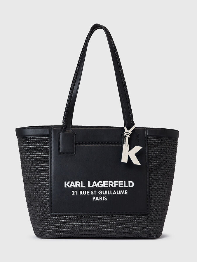 KARL LARGE BLACK TOTE