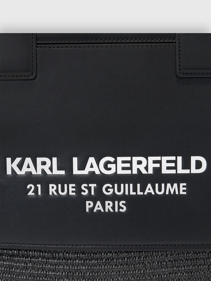 KARL LARGE BLACK TOTE